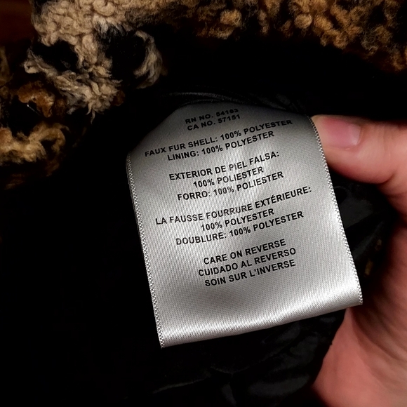 Cheetah Print Sherpa Jacket Levi's - Picture 6 of 6